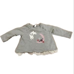 Tea Collection Bunny and Moon Long Sleeve Shirt